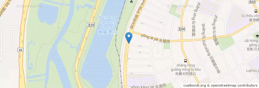 Mapa de ubicacion de 亞烈航斯pub en 臺灣, 新北市, 五股區.