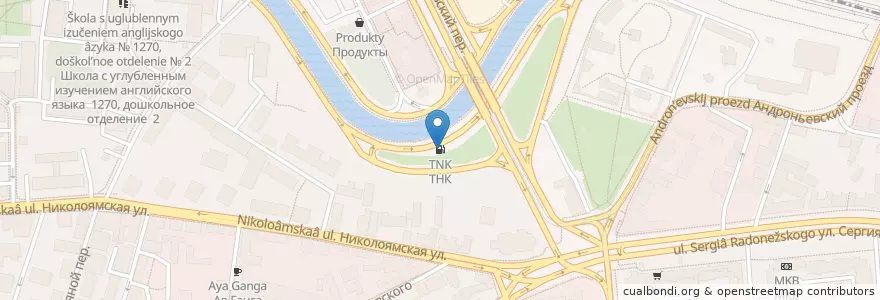 Mapa de ubicacion de ТНК en روسيا, Центральный Федеральный Округ, Москва, Центральный Административный Округ, Таганский Район.