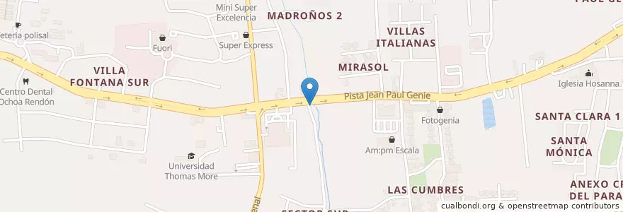 Mapa de ubicacion de Café Lidia en Nicaragua, Departamento De Managua, Managua (Municipio).