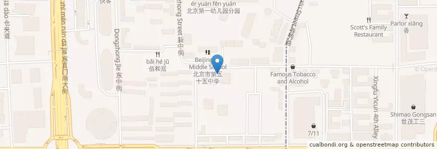 Mapa de ubicacion de 加藤屋 en Китай, Пекин, Хэбэй, Район Чаоян.