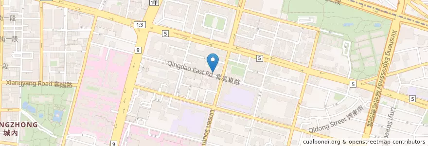 Mapa de ubicacion de 蓮池會素食館 en 臺灣, 新北市, 臺北市, 中正區.