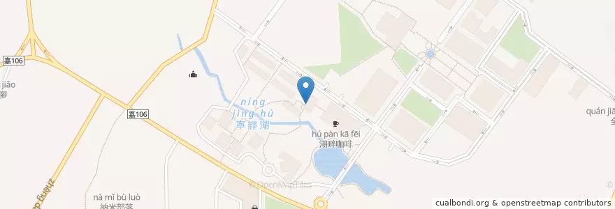 Mapa de ubicacion de 元氣早餐 en Taïwan, Province De Taïwan, Comté De Chiayi, 民雄鄉.