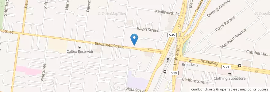 Mapa de ubicacion de Edwards Street Family Clinic en Australie, Victoria, City Of Darebin.