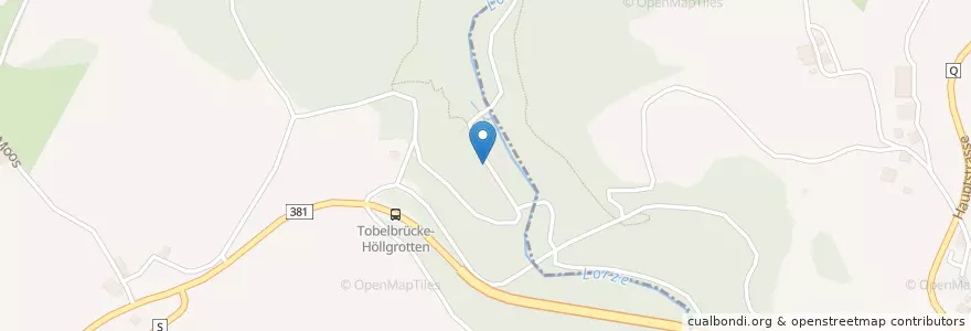 Mapa de ubicacion de Kraftwerk en İsviçre, Zug, Baar.