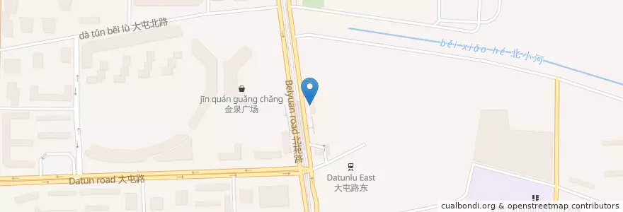 Mapa de ubicacion de 马大胡子食府 en China, Peking, Hebei, 朝阳区 / Chaoyang.