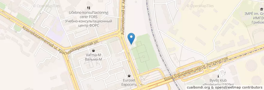 Mapa de ubicacion de Марукамэ en Rusland, Centraal Federaal District, Moskou, Юго-Восточный Административный Округ, Район Лефортово.