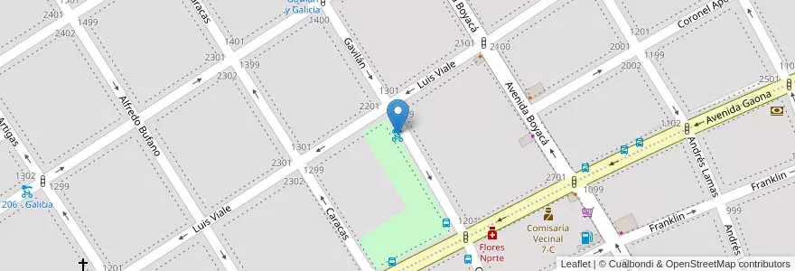 Mapa de ubicacion de 274 - Plaza Nuestra Señora de la Asuncion en アルゼンチン, Ciudad Autónoma De Buenos Aires, ブエノスアイレス.