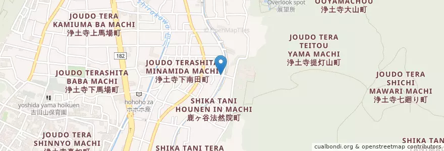Mapa de ubicacion de SEDONA Coffee & restrant en Japonya, 京都府, 京都市, 左京区.