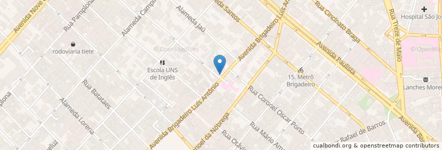 Mapa de ubicacion de Skina 10 en Brazilië, Regio Zuidoost, São Paulo, Região Geográfica Intermediária De São Paulo, Região Metropolitana De São Paulo, Região Imediata De São Paulo, São Paulo.