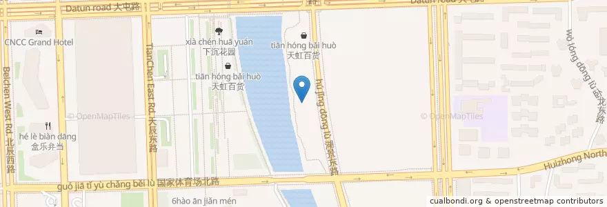 Mapa de ubicacion de 庆丰包子铺 en Chine, Pékin, Hebei, 朝阳区 / Chaoyang.
