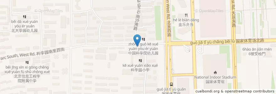 Mapa de ubicacion de 工商银行 en China, Pekín, Hebei, 朝阳区 / Chaoyang.