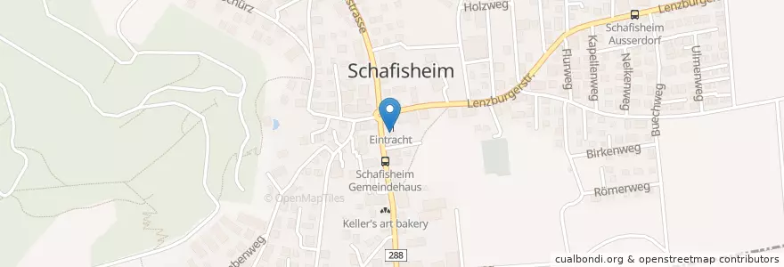 Mapa de ubicacion de Eintr8 en Швейцария, Аргау, Bezirk Lenzburg, Schafisheim.