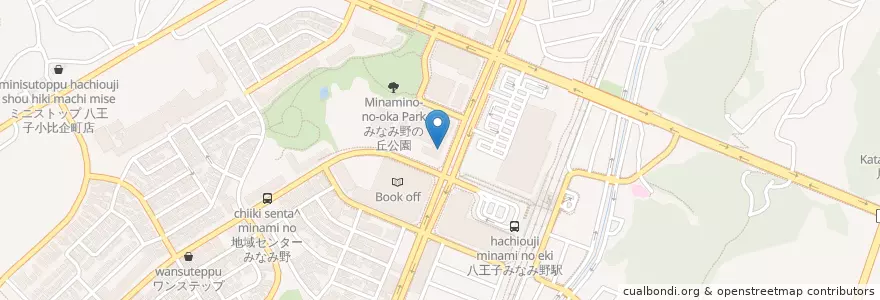 Mapa de ubicacion de MOS burger en ژاپن, 東京都, 八王子市.