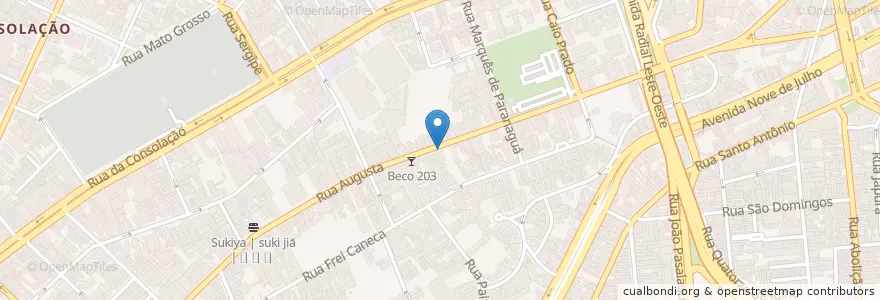 Mapa de ubicacion de Lab Club en Brezilya, Güneydoğu Bölgesi, Сан Паулу, Região Geográfica Intermediária De São Paulo, Região Metropolitana De São Paulo, Região Imediata De São Paulo, Сан Паулу.