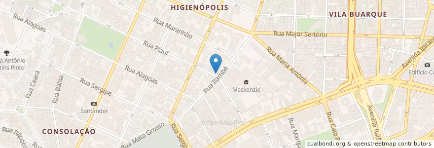 Mapa de ubicacion de Panificadora Boulevard en Brezilya, Güneydoğu Bölgesi, Сан Паулу, Região Geográfica Intermediária De São Paulo, Região Metropolitana De São Paulo, Região Imediata De São Paulo, Сан Паулу.