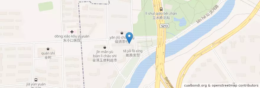 Mapa de ubicacion de 庆丰包子铺 en China, Pequim, Hebei, 朝阳区 / Chaoyang.