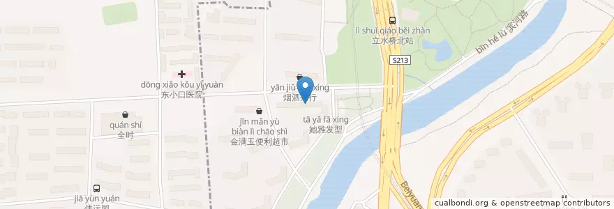 Mapa de ubicacion de 桂林米粉 en Çin, Pekin, Hebei, 朝阳区 / Chaoyang.