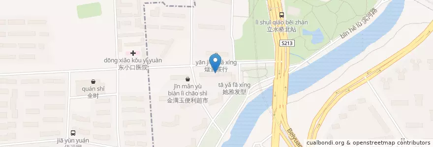 Mapa de ubicacion de 悦东楼 en 中国, 北京市, 河北省, 朝阳区.