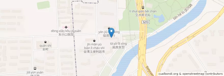 Mapa de ubicacion de 好适口主食 en Çin, Pekin, Hebei, 朝阳区 / Chaoyang.