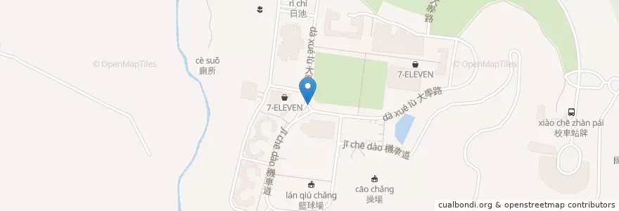 Mapa de ubicacion de 汽車停車位 en 臺灣, 臺灣省, 南投縣, 埔里鎮.