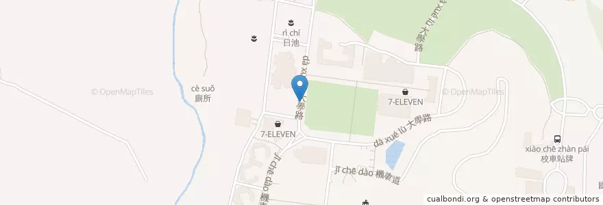 Mapa de ubicacion de 汽車停車位 en Tayvan, 臺灣省, Nantou, 埔里鎮.