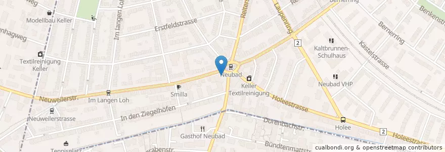 Mapa de ubicacion de UBS en スイス, Basel-Stadt, Basel.