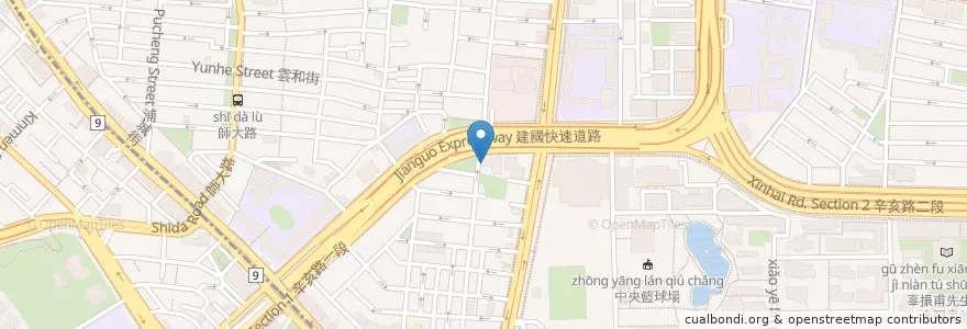 Mapa de ubicacion de 經典牙醫診所 en 台湾, 新北市, 台北市, 大安区.