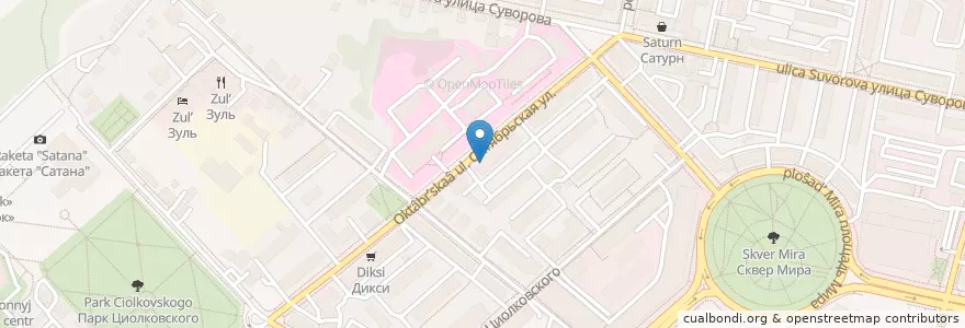 Mapa de ubicacion de Гратис-фарма en ロシア, 中央連邦管区, カルーガ州, Городской Округ Калуга.