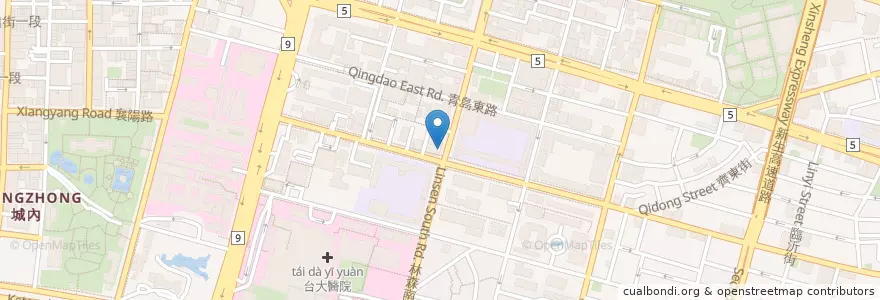 Mapa de ubicacion de 佳味鮮 en Tayvan, 新北市, Taipei, 中正區.