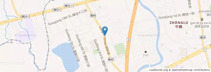 Mapa de ubicacion de 85度C Daily Coffee en Tayvan, 桃園市, 桃園區.