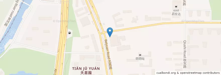 Mapa de ubicacion de Pizza Hut en China, Pekín, Hebei, 朝阳区 / Chaoyang.