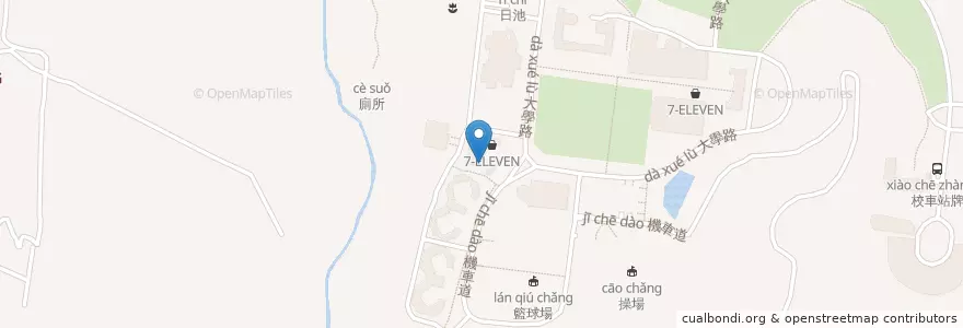 Mapa de ubicacion de 提款機 en Taiwan, Provincia Di Taiwan, Contea Di Nantou, 埔里鎮.