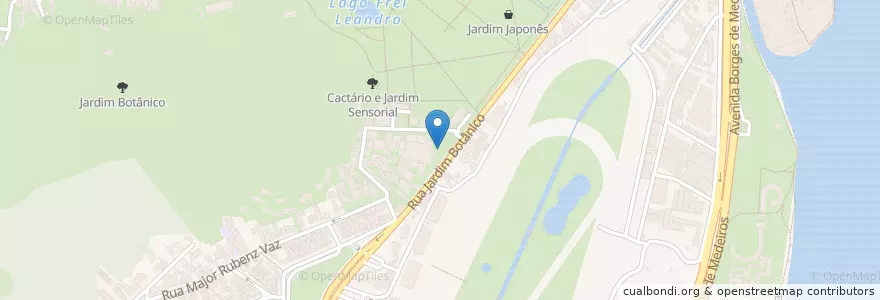 Mapa de ubicacion de Estacionamento Jardim Botânico en Brasilien, Südosten, Rio De Janeiro, Região Metropolitana Do Rio De Janeiro, Região Geográfica Imediata Do Rio De Janeiro, Região Geográfica Intermediária Do Rio De Janeiro, Rio De Janeiro.