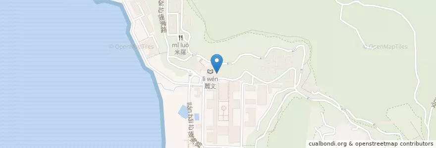 Mapa de ubicacion de 保健中心 en 台湾, 高雄市, 鼓山区.