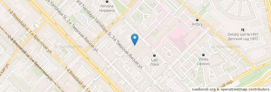Mapa de ubicacion de Медицина en Russie, District Fédéral Central, Moscou, Центральный Административный Округ, Тверской Район.