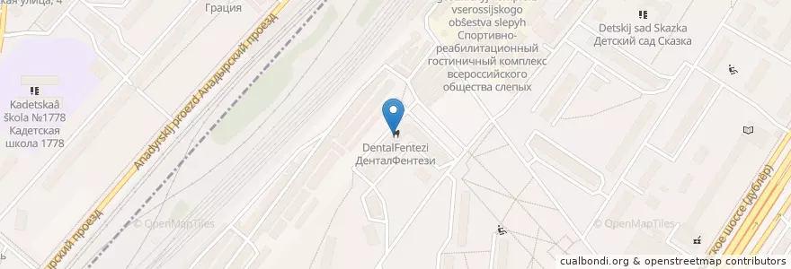 Mapa de ubicacion de ДенталФентези en روسیه, Центральный Федеральный Округ, Москва, Северо-Восточный Административный Округ.