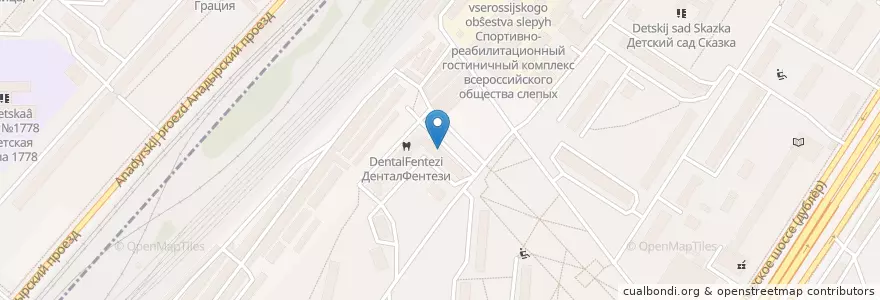 Mapa de ubicacion de Участковый пункт полиции en Rusland, Centraal Federaal District, Moskou, Северо-Восточный Административный Округ.