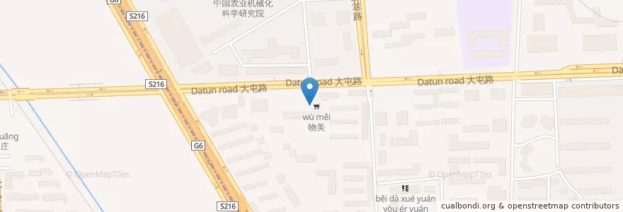 Mapa de ubicacion de 中国光大银行 en China, Peking, Hebei, 朝阳区 / Chaoyang.