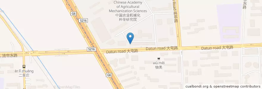 Mapa de ubicacion de 中国邮政储蓄 en Chine, Pékin, Hebei, 朝阳区 / Chaoyang.