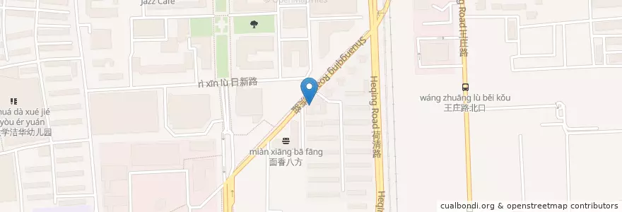 Mapa de ubicacion de 沙县小吃 en الصين, بكين, خبي, 海淀区.