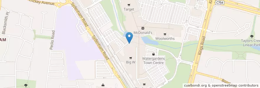 Mapa de ubicacion de Hogs Breath Cafe en 오스트레일리아, Victoria, City Of Brimbank.