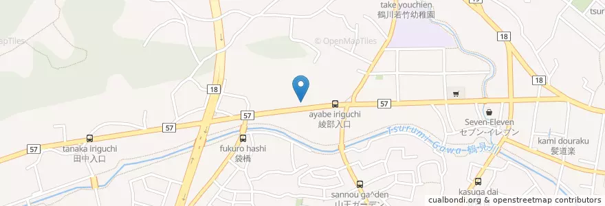 Mapa de ubicacion de ゼルビアキッチン en 日本, 東京都, 町田市.