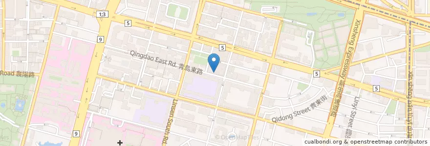 Mapa de ubicacion de 好吃雞肉飯 en تايوان, تايبيه الجديدة, تايبيه, 中正區.