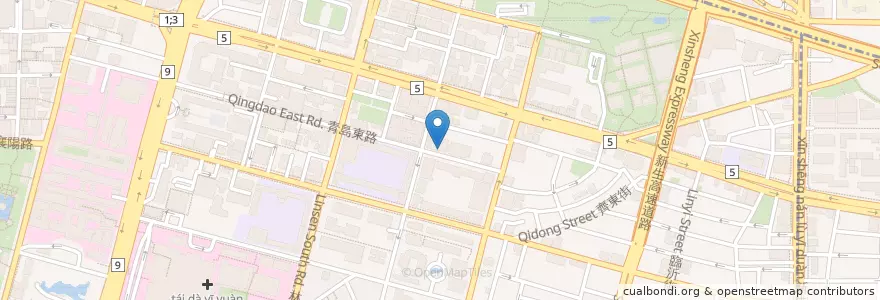 Mapa de ubicacion de 金旺動物醫院 en 타이완, 신베이 시, 타이베이시, 중정 구.