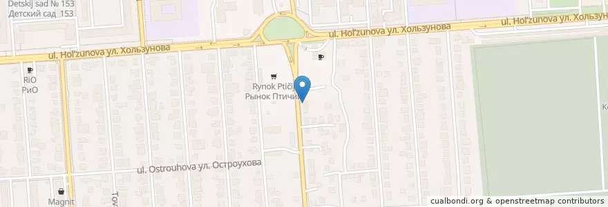 Mapa de ubicacion de Барвиха en Rusia, Distrito Federal Central, Óblast De Vorónezh, Городской Округ Воронеж.