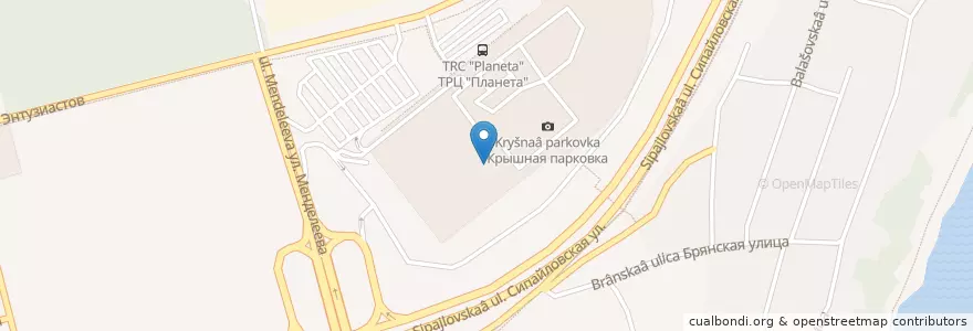 Mapa de ubicacion de Сбербанк en روسيا, Приволжский Федеральный Округ, باشقورستان, Городской Округ Уфа.