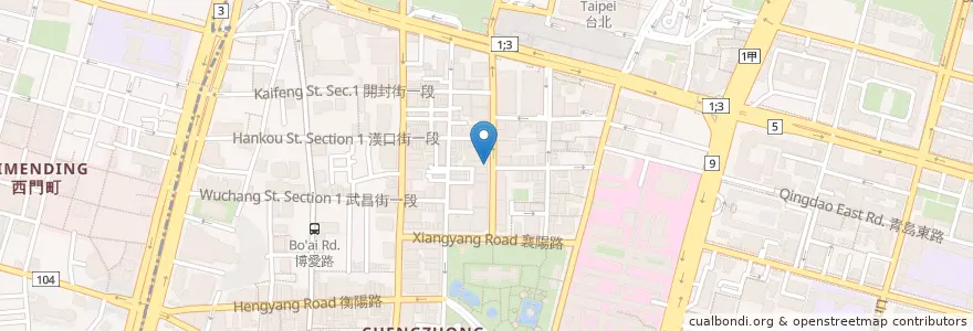 Mapa de ubicacion de 好樂迪 en Taiwan, Neu-Taipeh, Taipeh, Zhongzheng.