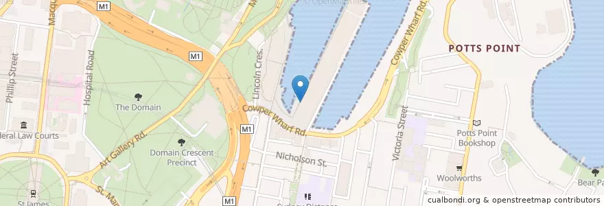 Mapa de ubicacion de Manta en Australien, Neusüdwales, Sydney.