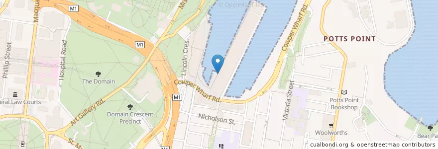 Mapa de ubicacion de Otto Ristorante en Australia, Nuovo Galles Del Sud, Sydney.
