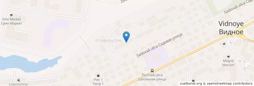 Mapa de ubicacion de Межшкольный учебный комбинат en Russia, Central Federal District, Moscow Oblast, Leninsky District.